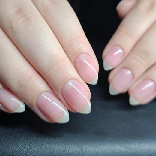 Classic elegant gel nail art